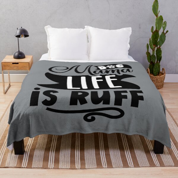Item preview, Dog Mama Life Is Ruff designed and sold by PetShoper.