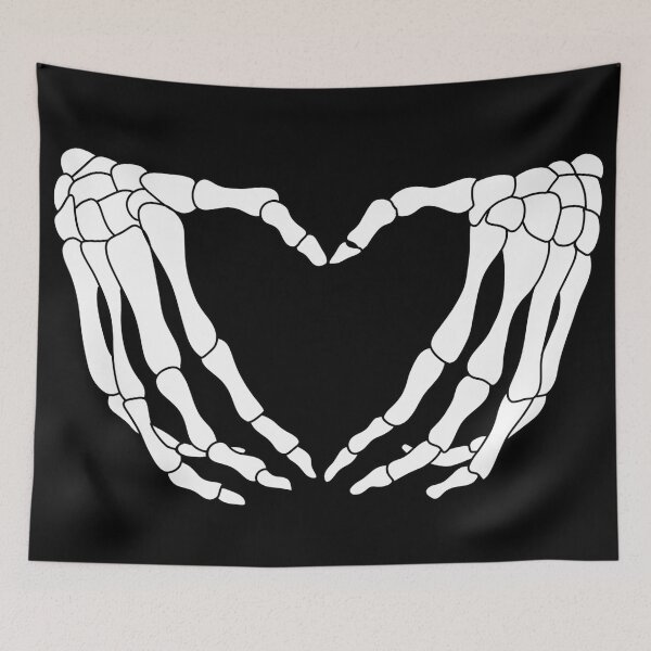 Item preview, Skeleton hands heart designed and sold by Mermaidssparkle.