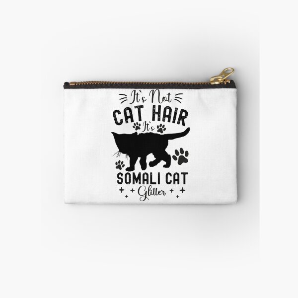 Item preview, It's Not Cat Hair It's Somali Cat Glitter, Funny Somali Cat Owner Quotes, Fox Cat, Long-haired Abyssinian, Owner Gifts designed and sold by PRINTED ..