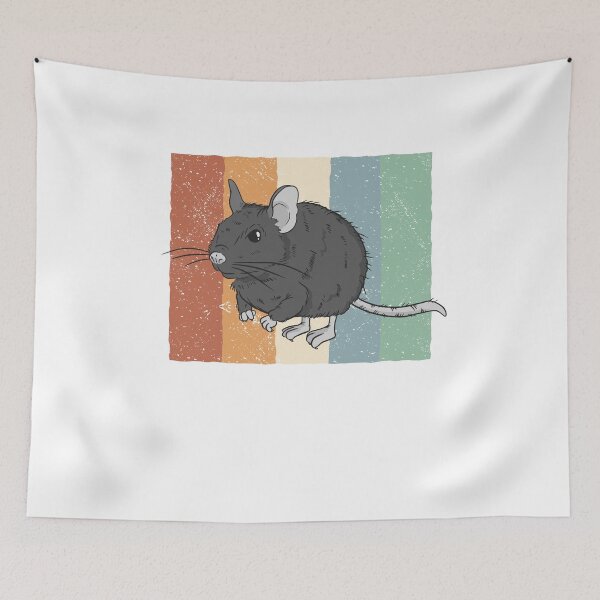 Item preview, Vintage Degu Rodent Common Degu designed and sold by madgrfx.