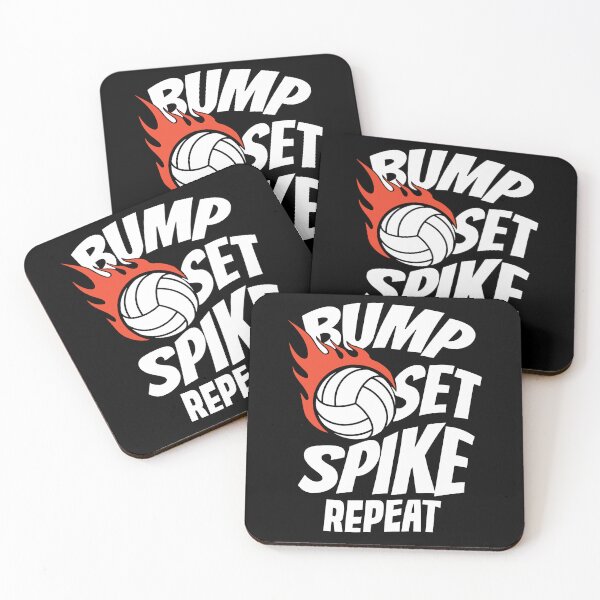 Item preview, Bump Set Spike Repeat volleyball designed and sold by AdelDa19.