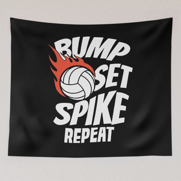 Item preview, Bump Set Spike Repeat volleyball designed and sold by AdelDa19.