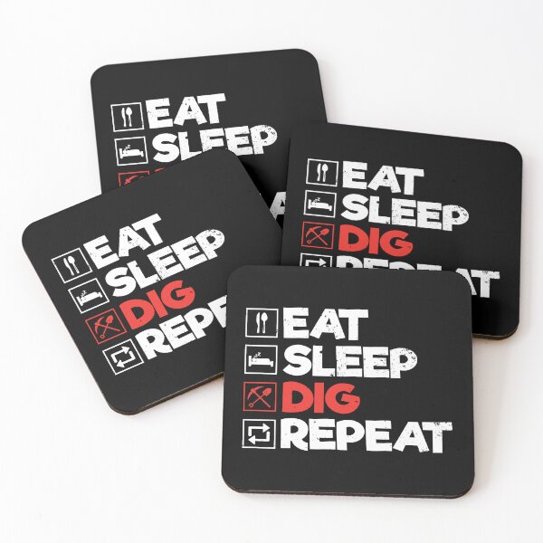 Item preview, Archaeologist, Eat Sleep Dig Repeat: Archaeology Gift, Funny Archaeologist designed and sold by Adexyl.