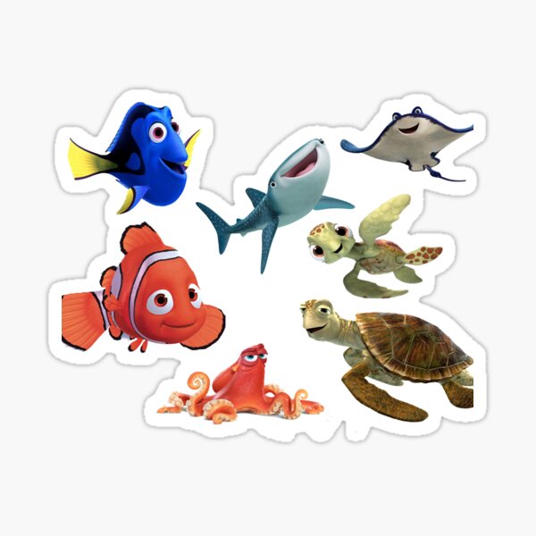Squirt crush finding Nemo badge reel
