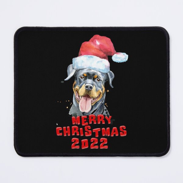 Item preview, Merry Christmas and Happy New Year 2022 Rottweiler dog designed and sold by aventi24.