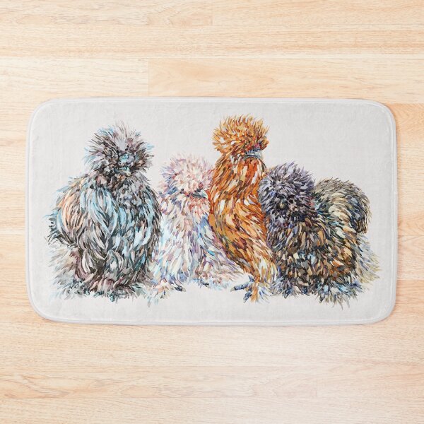 Item preview, Silkie Chicken Flock designed and sold by becca-boyce.