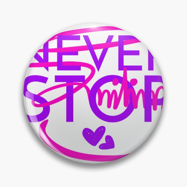 Item preview, Never Stop Smiling Lettering Art designed and sold by RED by Arcanum Studio.