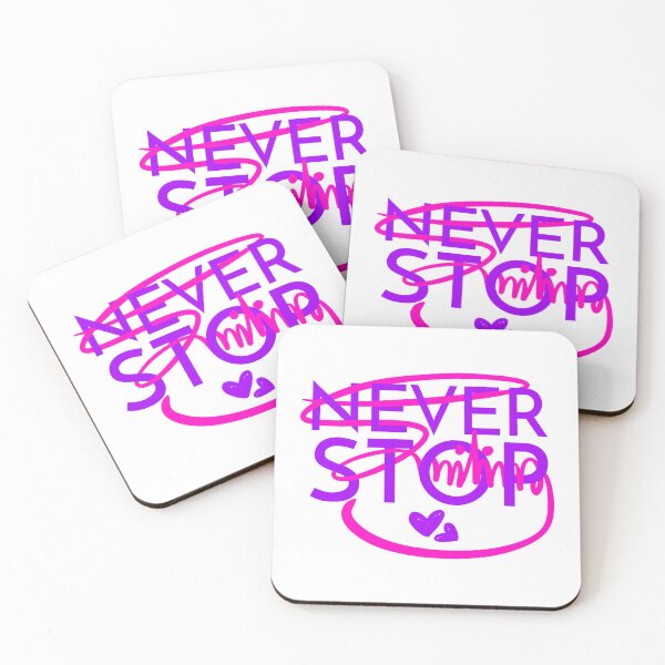 Item preview, Never Stop Smiling Lettering Art designed and sold by RED by Arcanum Studio.