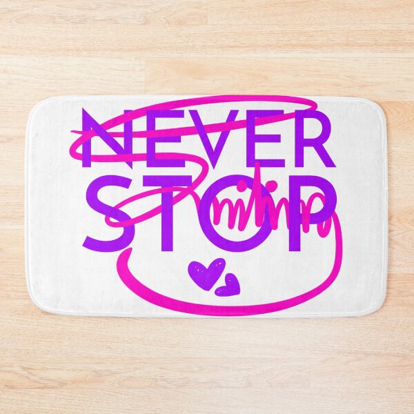 Item preview, Never Stop Smiling Lettering Art designed and sold by RED by Arcanum Studio.