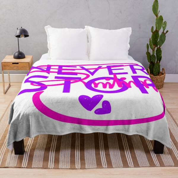 Item preview, Never Stop Smiling Lettering Art designed and sold by RED by Arcanum Studio.