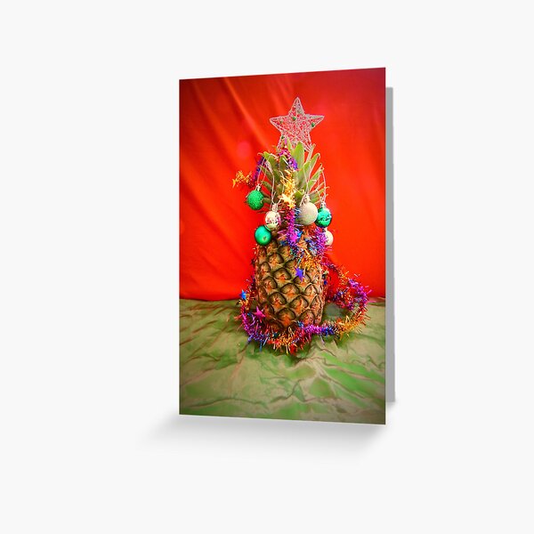 Pineapple Christmas Greeting Card