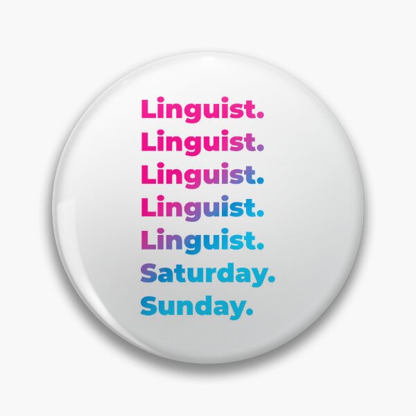 Item preview, Linguist work week designed and sold by SVPOD.