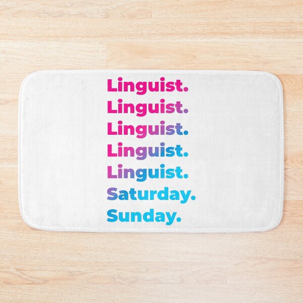 Item preview, Linguist work week designed and sold by SVPOD.