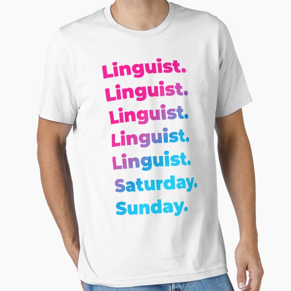 Item preview, Linguist work week designed and sold by SVPOD.