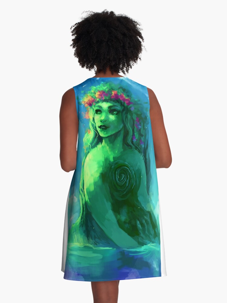 Thumbnail 3 of 4, A-Line Dress, TE fiti designed and sold by AkiMao.