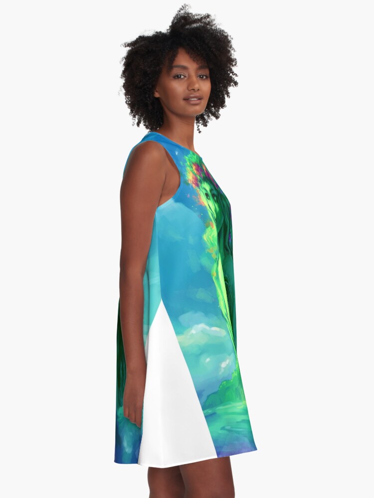 Thumbnail 2 of 4, A-Line Dress, TE fiti designed and sold by AkiMao.