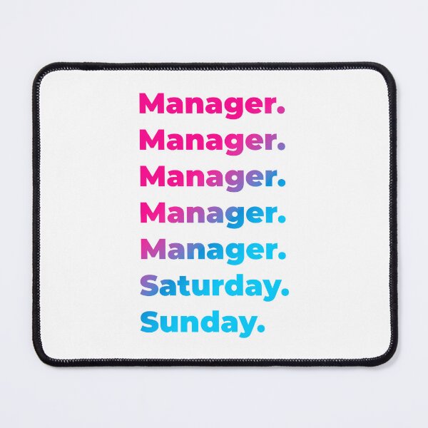 Item preview, Manager work week designed and sold by SVPOD.