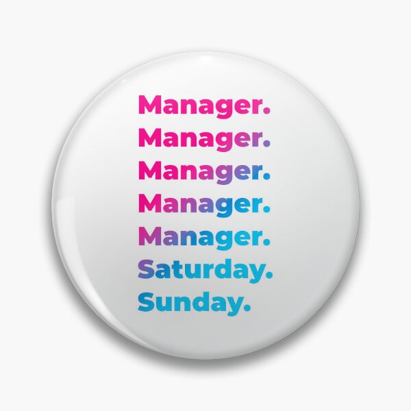 Item preview, Manager work week designed and sold by SVPOD.