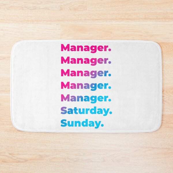 Item preview, Manager work week designed and sold by SVPOD.