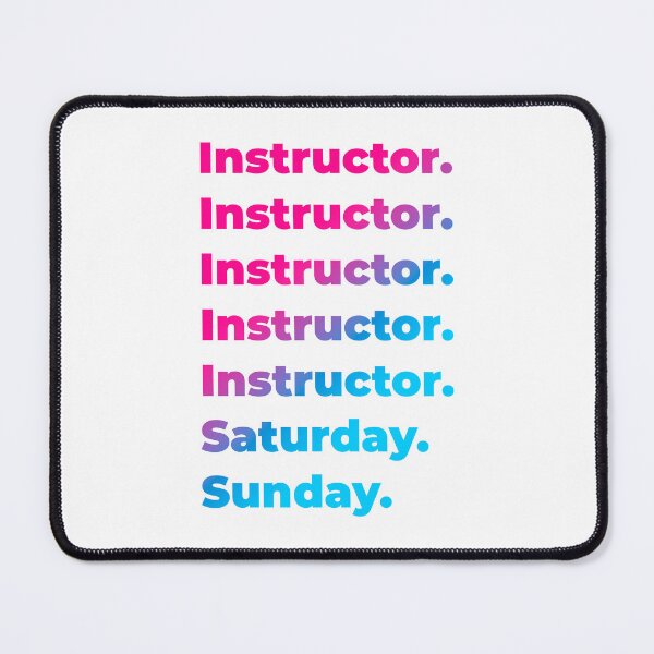 Item preview, Instructor work week designed and sold by SVPOD.