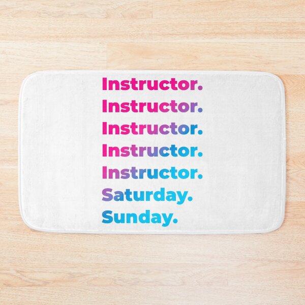 Item preview, Instructor work week designed and sold by SVPOD.