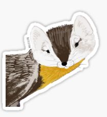 Pegatina Cute Sable Marten