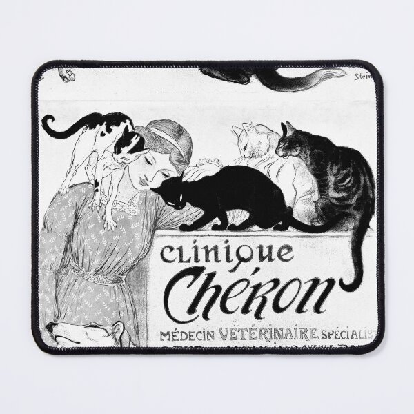 Item preview, Animal Love Vintage Black White Poster Paris Veterinary Clinic  designed and sold by SpiritGifts.