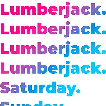 Artwork thumbnail, Lumberjack work week by SVPOD