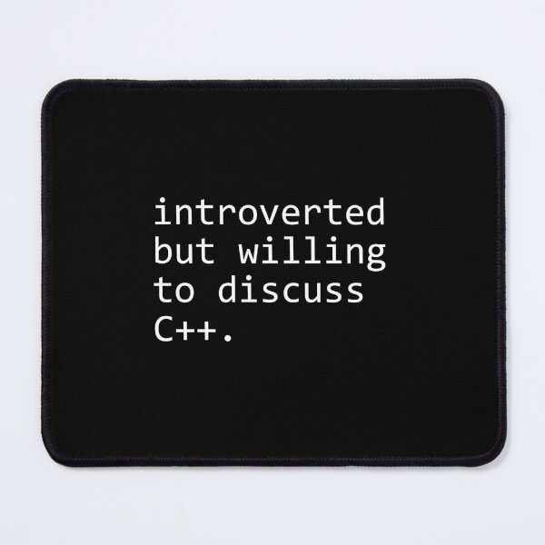 Item preview, introverted but willing to discuss C++ designed and sold by sengutengu.