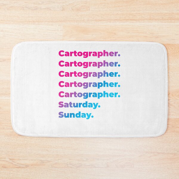 Item preview, Cartographer work week designed and sold by SVPOD.