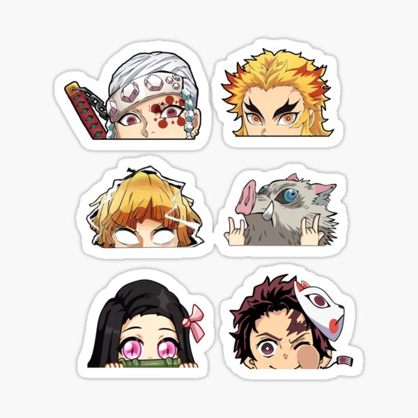 Tanjiro Kamado Side Glance Sticker - Demon Slayer PNG Sticker