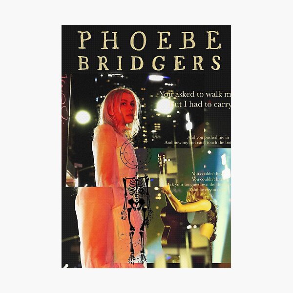 &ldquo;Phoebe Bridgers poster&rdquo; Photographic Print for Sale by Jessdaniels