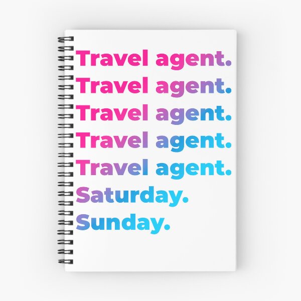 Item preview, Travel agent work week designed and sold by SVPOD.