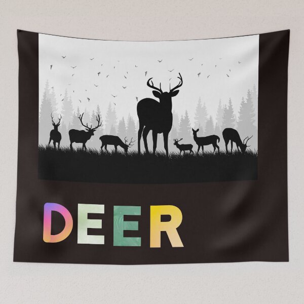 Item preview, Deer ,  A Fast Magnificent Animal designed and sold by starfishstuff.