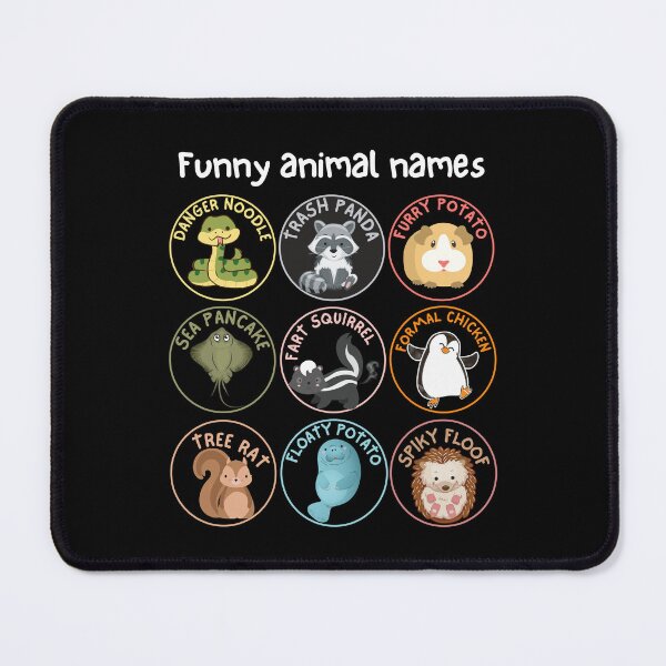 Item preview, Funny animal names collage designed and sold by EvergreenWhimsy.