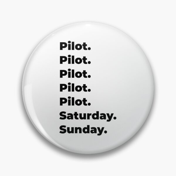 Item preview, Pilot funny workweek designed and sold by SVPOD.