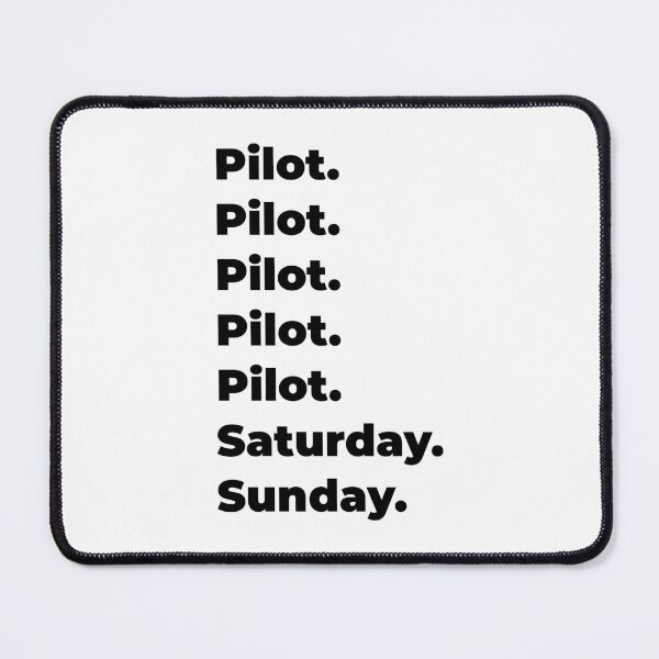 Item preview, Pilot funny workweek designed and sold by SVPOD.