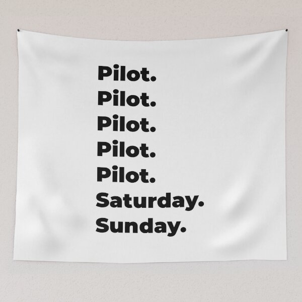 Item preview, Pilot funny workweek designed and sold by SVPOD.