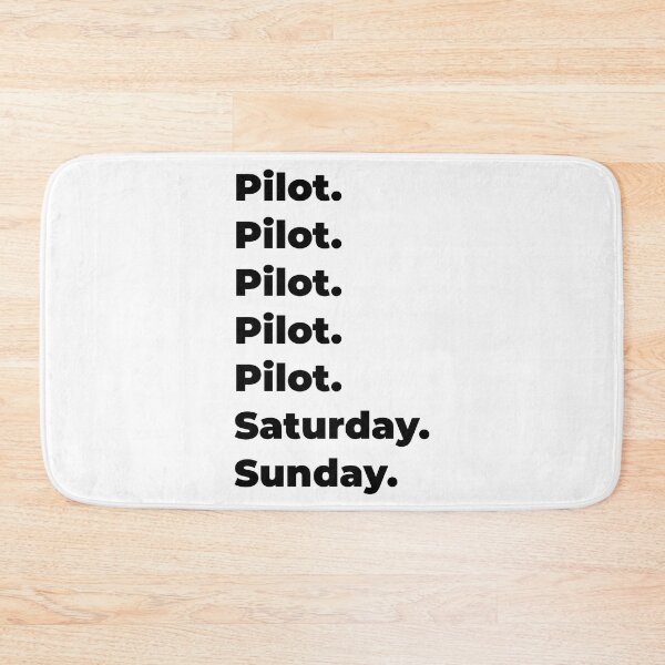 Item preview, Pilot funny workweek designed and sold by SVPOD.