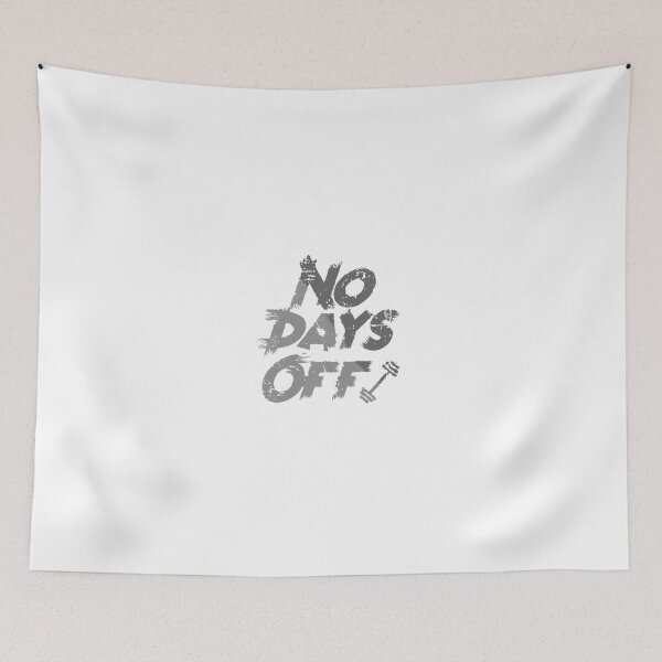 Item preview, No Days Off Motivational and Inspiring Quotes designed and sold by Hensky Store Design Studio.