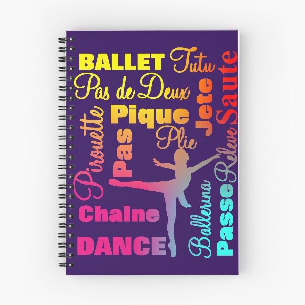 Item preview, Ballet Dancing Bright Colorful Ombre Typography Design designed and sold by Artification.