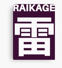 Raikage Kumo Symbols Canvas Print