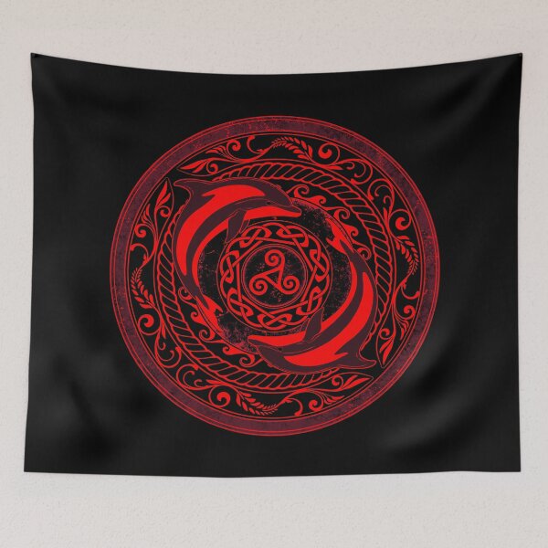 Item preview, Celtic dolphins designed and sold by NicGrayGraphic.