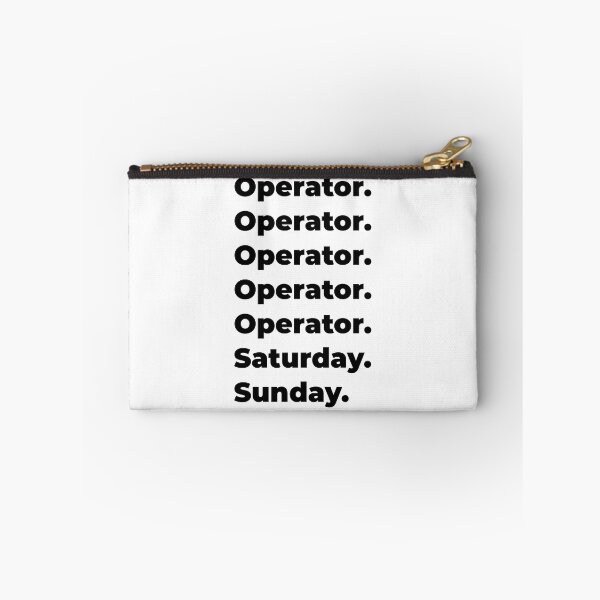 Item preview, Operator funny workweek designed and sold by SVPOD.