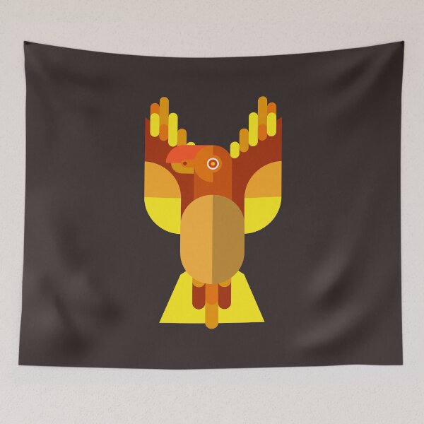 Item preview, Yellow Orange Parrot Bird Totem Design designed and sold by Articulate.