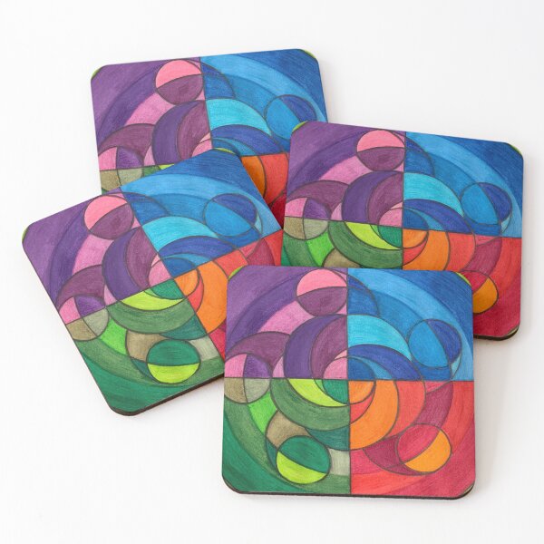 Item preview, Colorful Crop Circle designed and sold by PameRT-Art-369.