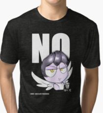 "NO" by IlaxB. Tri-blend T-Shirt