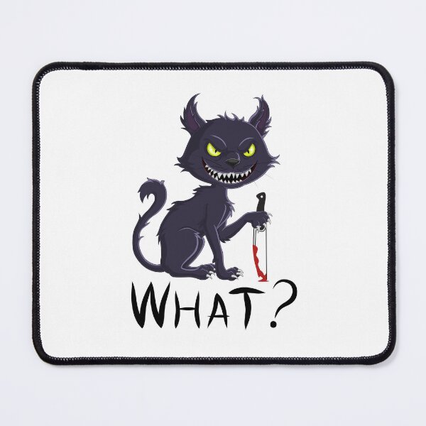 Item preview, Cat What?, Black cat What?, Halloween designed and sold by jain-ravi002.