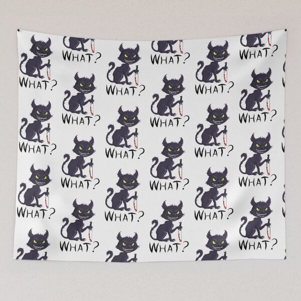 Item preview, Cat What?,  Black cat What?, Halloween designed and sold by jain-ravi002.