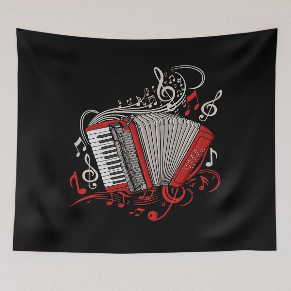 Item preview, Accordion Player Gift Men Folk Music Accordion designed and sold by DSWShirts.